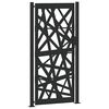 vidaXL Puerta de jard&iacute;n negra 100x200 cm acero dise&ntilde;o ligero