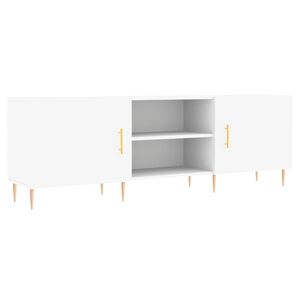 vidaXL Mueble para TV madera de ingenier&iacute;a blanco 150x30x50 cm