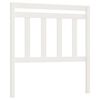 vidaXL Cabecero de cama madera maciza de pino blanco 96x4x100 cm