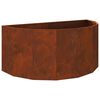 vidaXL Jardinera Oxidado 120 x 60 x 50 cm Acero autopatinable