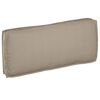 vidaXL Coj&iacute;n Taup&eacute; 120 x 50 x 12 cm Tela Oxford
