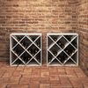 vidaXL Estante de Vino 2 pcs 62 x 25 x 62 cm Madera de pino macizo