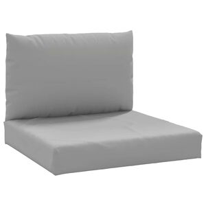 vidaXL Cojines para pal&eacute;s 2 unidades tela Oxford gris