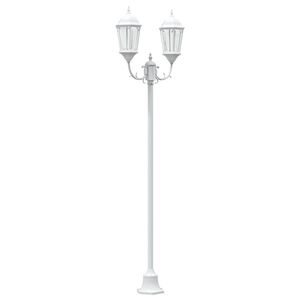 vidaXL Luz de Jard&iacute;n 68 x 20 x 235 cm Aluminio y Cristal