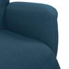 vidaXL Sill&oacute;n reclinable con reposapi&eacute;s terciopelo azul
