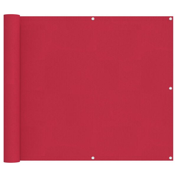 vidaXL Pantalla de Balc&oacute;n Burdeos 90 x 700 cm