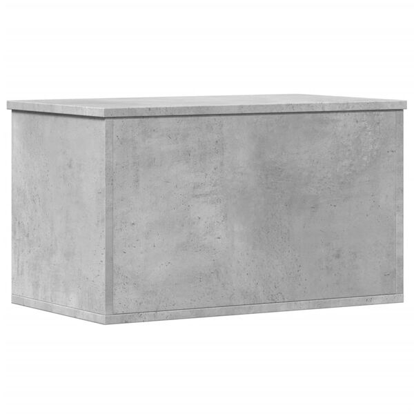 vidaXL Caja de almacenaje madera ingenier&iacute;a gris hormig&oacute;n 60x35x35 cm