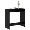 vidaXL Mesa de Bar Roble Negro 102 x 50 x 103,5 cm