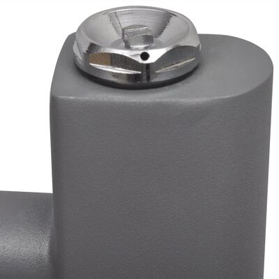 vidaXL Radiador toallero de baño recto 500x764 mm