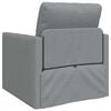vidaXL Sof&aacute; Cama Plegable Gris Claro 74 x 77 x 81 cm tela
