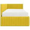 vidaXL Estructura de Cama Esquina con Colch&oacute;n 2 pcs Amarillo
