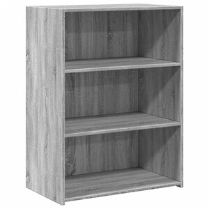 vidaXL Aparador de madera de ingenier&iacute;a gris Sonoma 70x41x93 cm