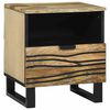 vidaXL Armario de Noche Marr&oacute;n 40 x 33 x 46 cm Madera maciza de Acacia