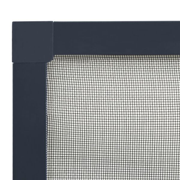 vidaXL Mosquitera para ventanas gris antracita 100x120 cm