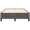 vidaXL Estructura de cama sin colch&oacute;n terciopelo gris oscuro 120x190cm
