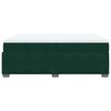 vidaXL Cama box spring con colch&oacute;n terciopelo verde oscuro 140x190 cm
