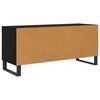 vidaXL Gabinete de TV con caj&oacute;n Roble Negro 100 x 34,5 x 44,5 cm