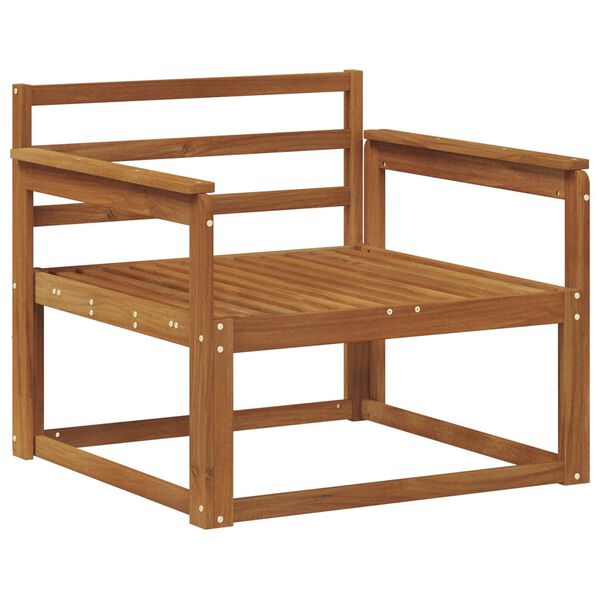 vidaXL Sof&aacute; intermedio de exterior Madera de Acacia S&oacute;lida Natural