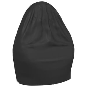 vidaXL Cubierta de sill&oacute;n doble colgante Oxford 420D negro &Oslash;146x210 cm