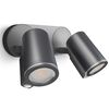 Steinel Foco de exterior con sensor Spot Duo Sensor Connect negro