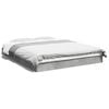 vidaXL Estructura de cama madera de ingenier&iacute;a gris hormig&oacute;n 160x200cm