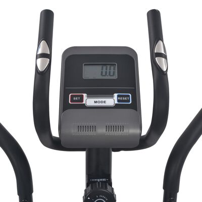 vidaXL Bicicleta elíptica magnética con pulsómetro