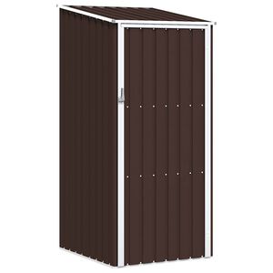 vidaXL Cobertizo de jard&iacute;n verde acero galvanizado 87x98x159 cm