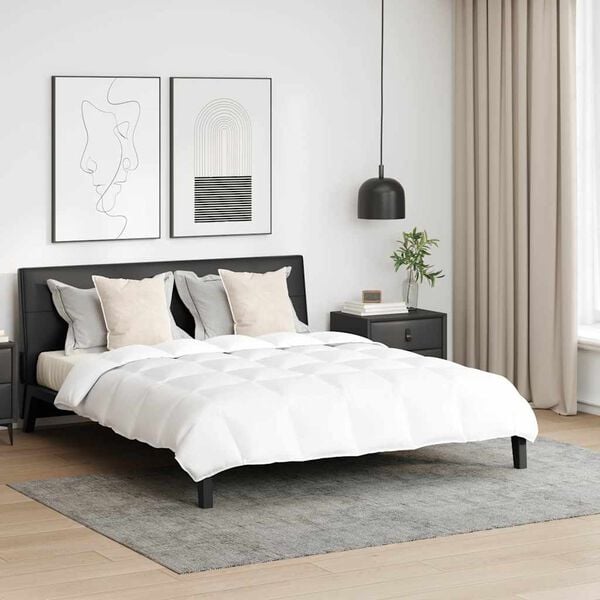 vidaXL Juego de Edredón con almohada 3 pcs Pluma de pato