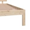 vidaXL Estructura de cama doble sin colch&oacute;n 135x190 cm