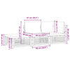 vidaXL Set de sof&aacute;s de jard&iacute;n con cojines 3 pzas madera maciza acacia