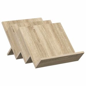 vidaXL Estante de revistas con estante Roble Sonoma 53 x 40 x 28,5 cm