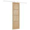 vidaXL Puerta Corredera Natural y Blanco 61 x 198,5 cm