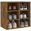 vidaXL Muebles zapatero 2 uds color roble ahumado 52,5x30x50 cm