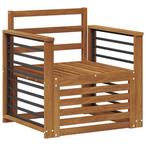 vidaXL Conjunto de sof&aacute;s de exterior Madera de Acacia S&oacute;lida