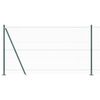 vidaXL Poste de Valla Verde 100 x 1,2 m (malla de 36 mm) Acero y PVC