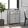 vidaXL Aparador de madera de ingenier&iacute;a gris Sonoma 70x30x80 cm