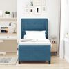 vidaXL Cama tipo Box Spring Azul Oscuro 200 x 80 cm Poli&eacute;ster