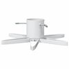 vidaXL Soporte para &Aacute;rbol de Navidad Blanco 50 x 50 x 15,5 cm Acero