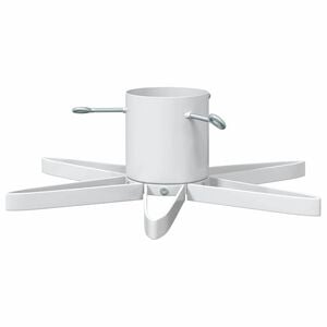 vidaXL Soporte para &Aacute;rbol de Navidad Blanco 50 x 50 x 15,5 cm Acero