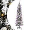 vidaXL &Aacute;rbol de Navidad artificial Blanco 240 cm PVC, Metal y Pl&aacute;stico