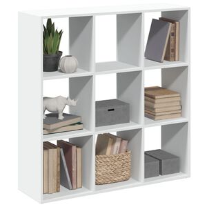 vidaXL Librer&iacute;a divisora madera ingenier&iacute;a blanca 102x29x103,5 cm