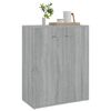 vidaXL Aparador de madera contrachapada gris Sonoma 60x30x75 cm