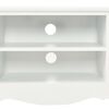 vidaXL Mueble para TV de madera blanco 120x30x40 cm