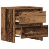 vidaXL Armario de Noche con caj&oacute;n Madera vieja 45 x 34 x 44,5 cm