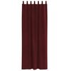 vidaXL Cortinas opacas 2 pcs Rojo vino 140 x 245 cm Terciopelo
