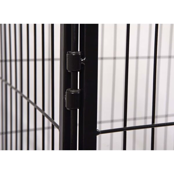 FLAMINGO Perrera Kazan M negra 109x72x72 cm