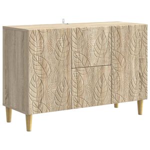 vidaXL Aparador Roble Sonoma 89 x 34,5 x 60 cm Madera de ingenier&iacute;a