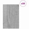 vidaXL Paneles Decorativos 50 pcs Gris Sonoma 40 x 60 x 0.27 cm