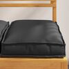 vidaXL Coj&iacute;n 2 pcs Negro 40 x 40 x 8 cm Tela Oxford