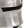 vidaXL R&eacute;plica de casco de caballero medieval antiguo LARP acero plata